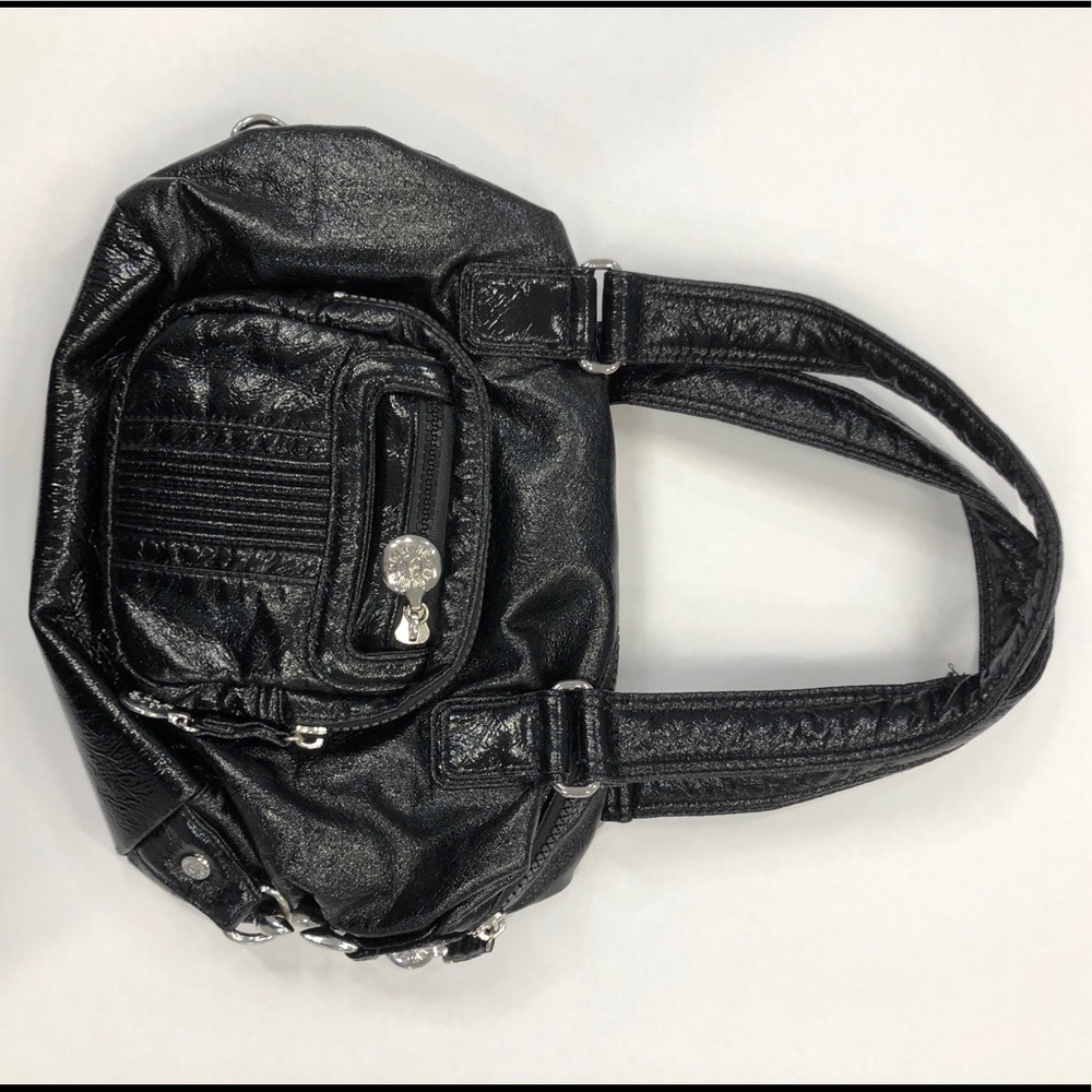 Kipling Patent leather metallic bag